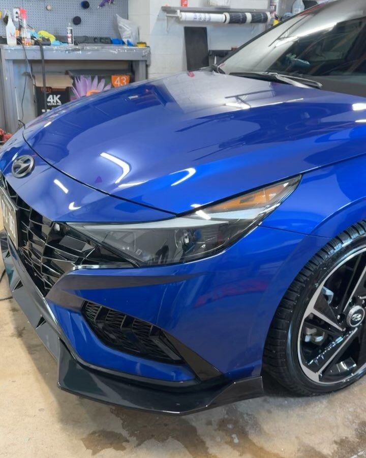 Elantra N, blue