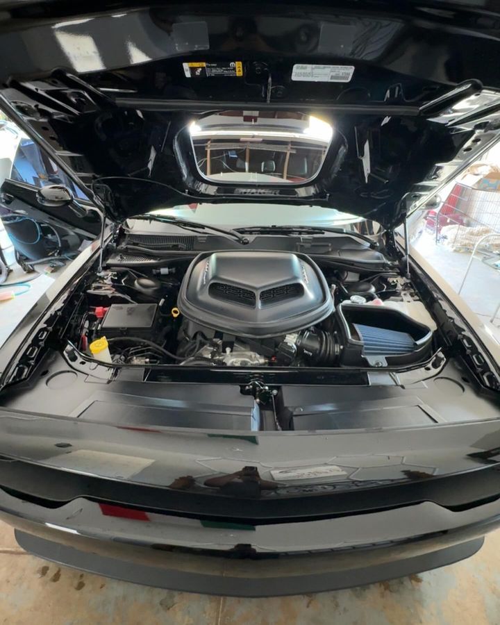 Hellcat engine bay