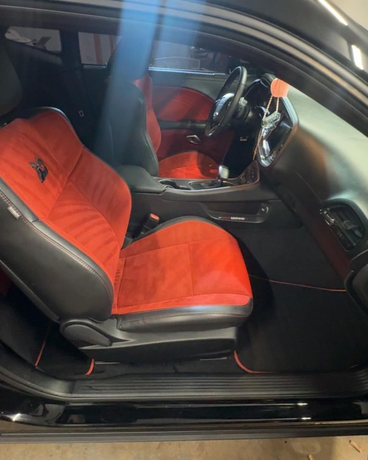 Hellcat red leather